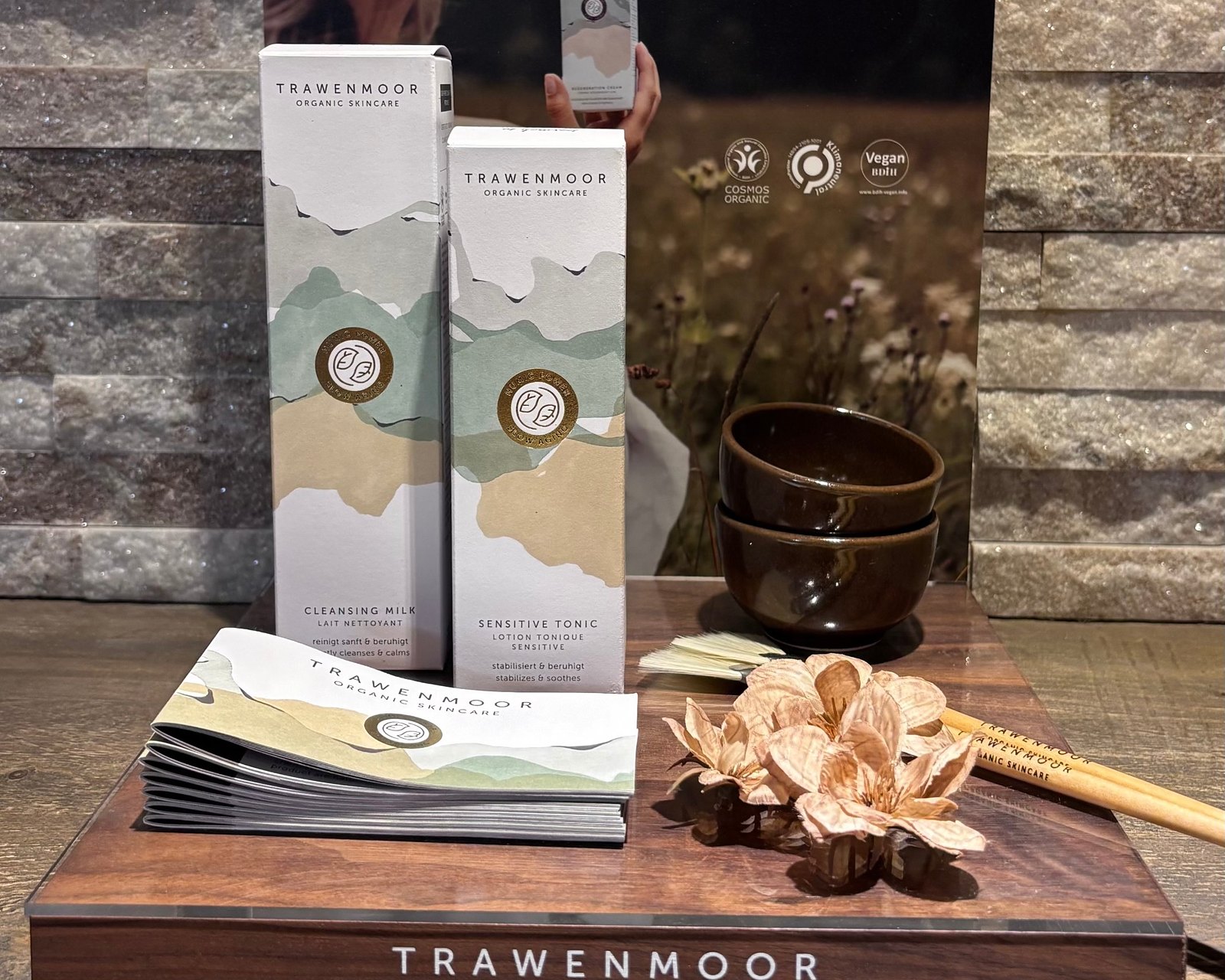 Producten van Trawenmoor Organic Skincare in de praktijk